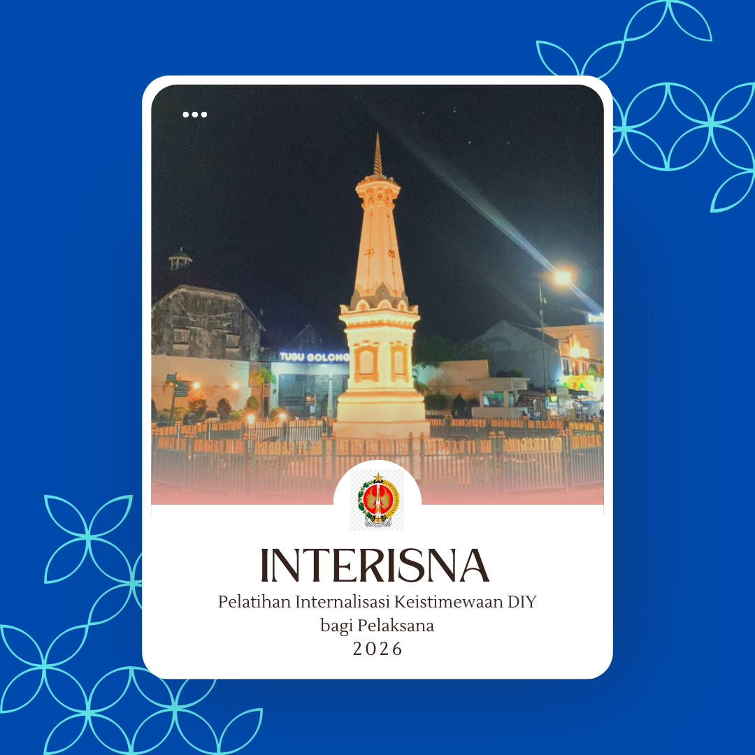 Pelatihan Internalisasi Keistimewaan Daerah Istimewa Yogyakarta bagi Pelaksana Tahun 2026